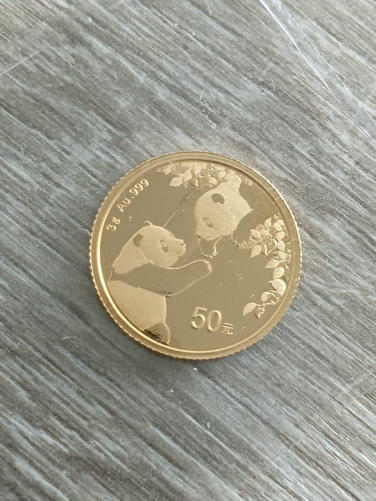 Gouden Panda  2023,      3 Gram,        [geseald], Ophalen of Verzenden, Midden-Oosten, Losse munt, Goud