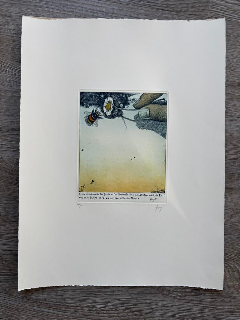 Maurilio Minuzzi - Ets (1987) - 30x40cm, Ophalen