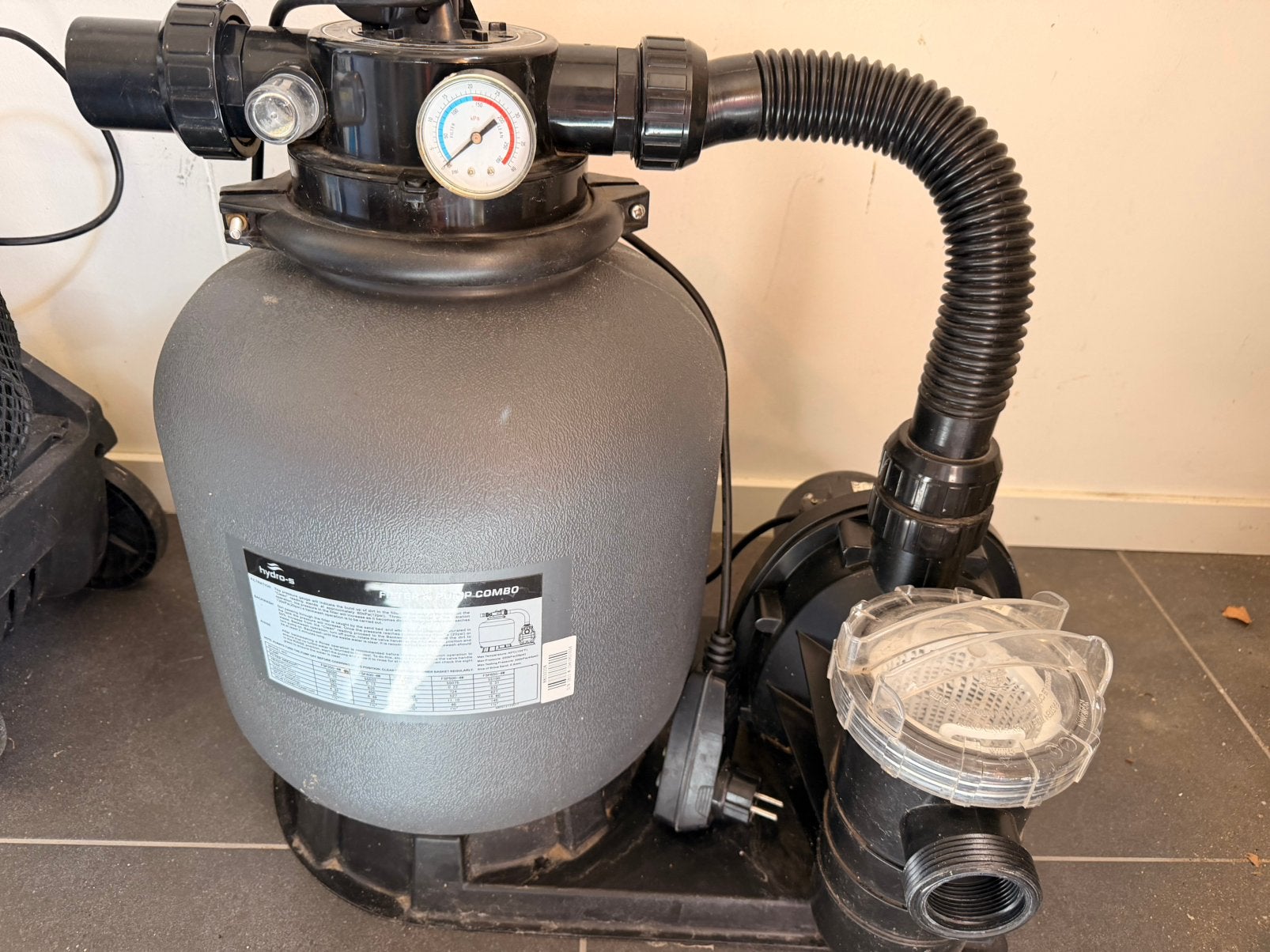 Zandfilterpomp Hydro S (zonder slangen), Tuin en Terras, Ophalen, Zo goed als nieuw
