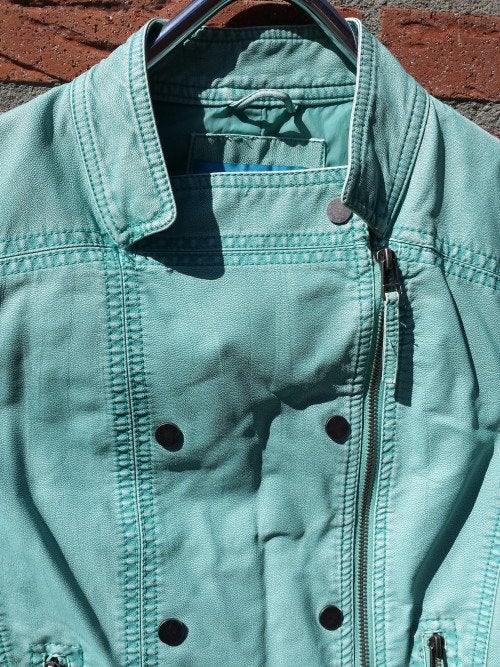dames jas amolin blauw leer, Ophalen of Verzenden, 'T Olde Gre-j, Info@toldegrej.nl, Endepoelstraat 20f Didam