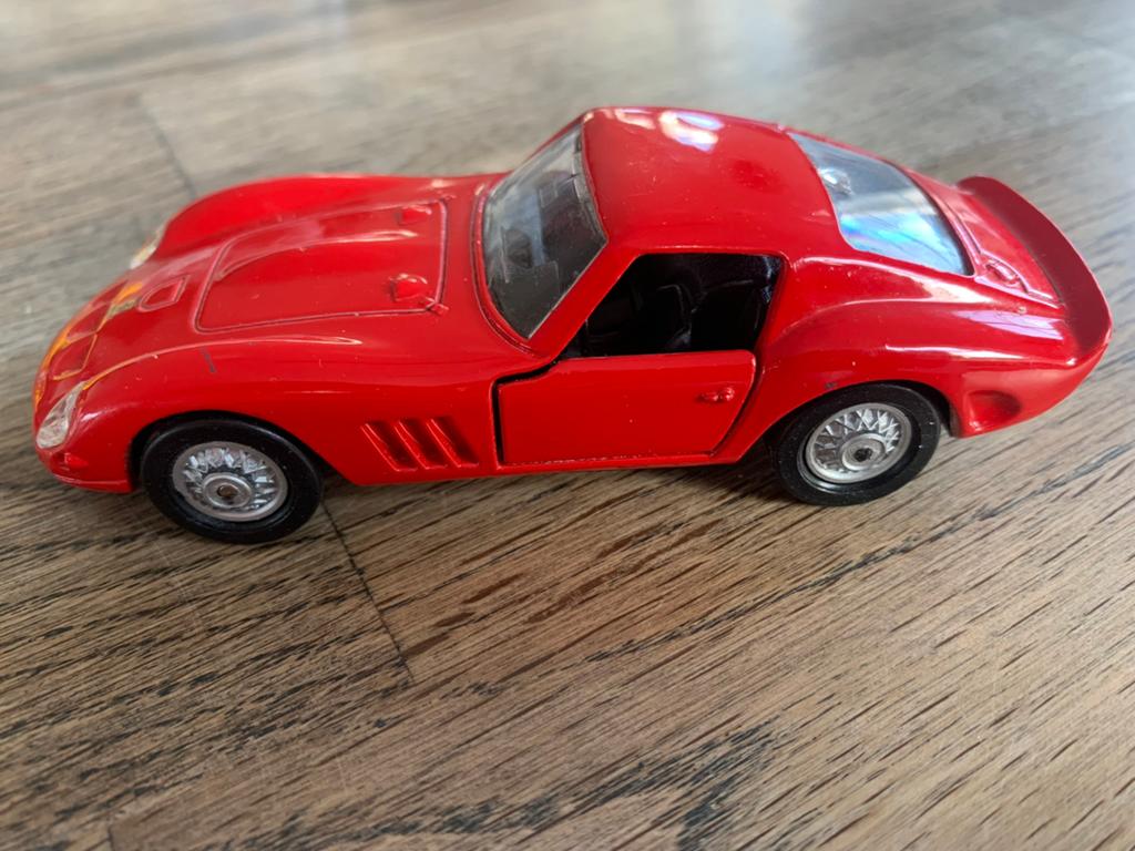 Rode Ferrari 250 GTO 1:38, Ophalen of Verzenden, Zo goed als nieuw, Auto