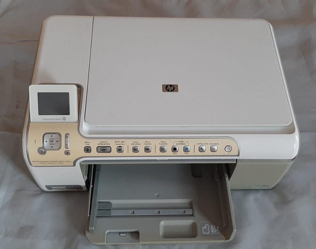HP PhotoSmart C5280 all-in-one printer scanner, Ophalen, Hp, Kleur printen, Gebruikt