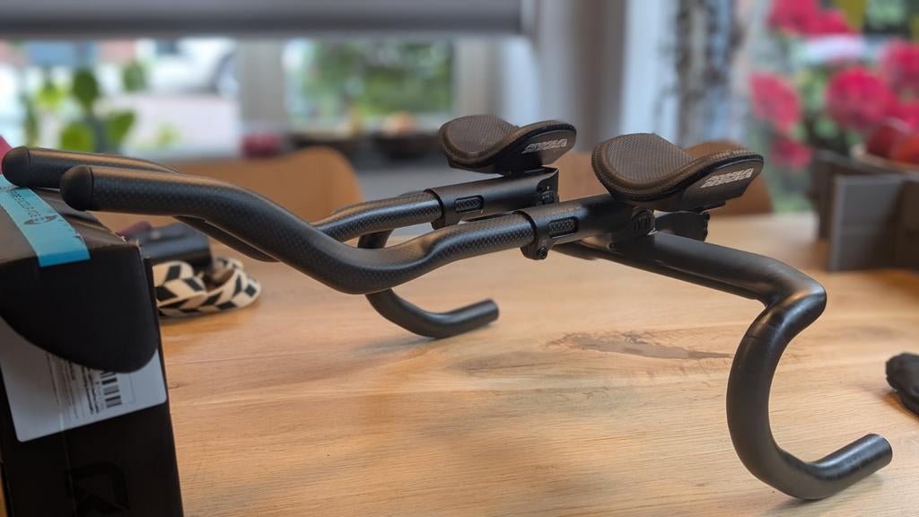 Cube Litening C68X ICR TT carbon cockpit (90x400 mm), Fietsen en Brommers, Fietsonderdelen, Zo goed als nieuw, Stuur, Carbon, Racefiets