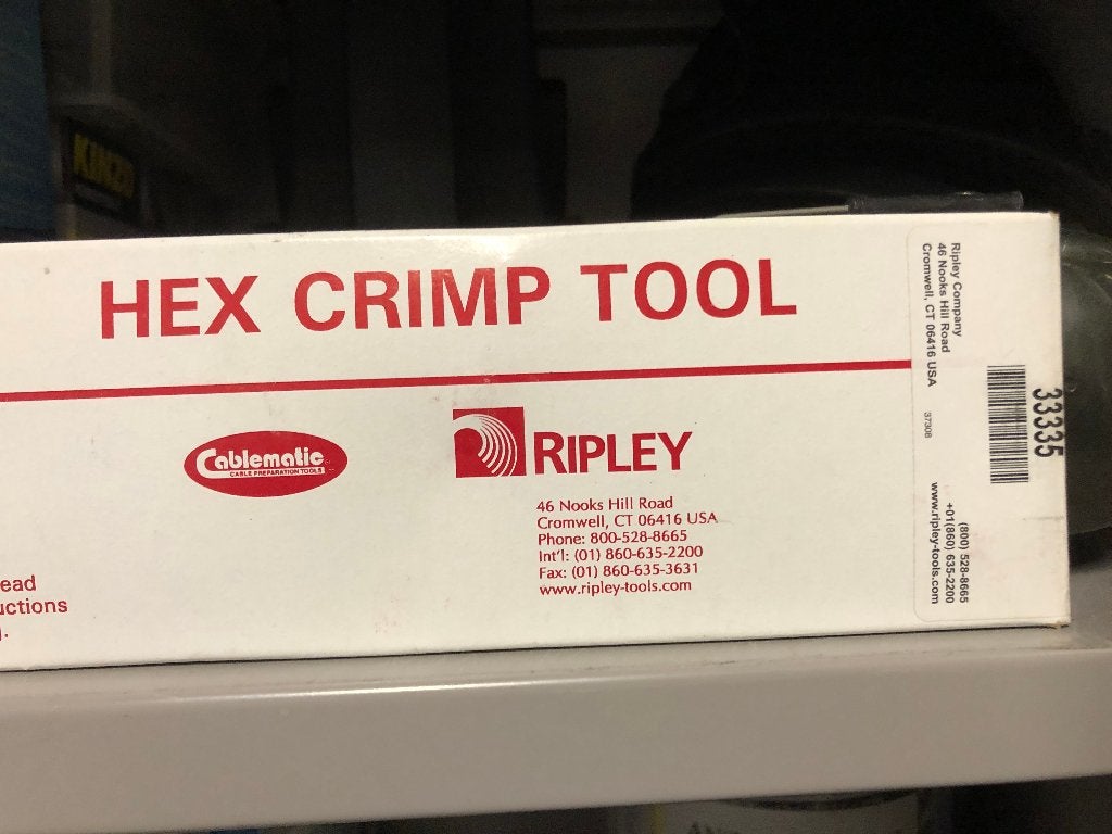 Hex crimptang CR5960L, Ophalen, Nieuw