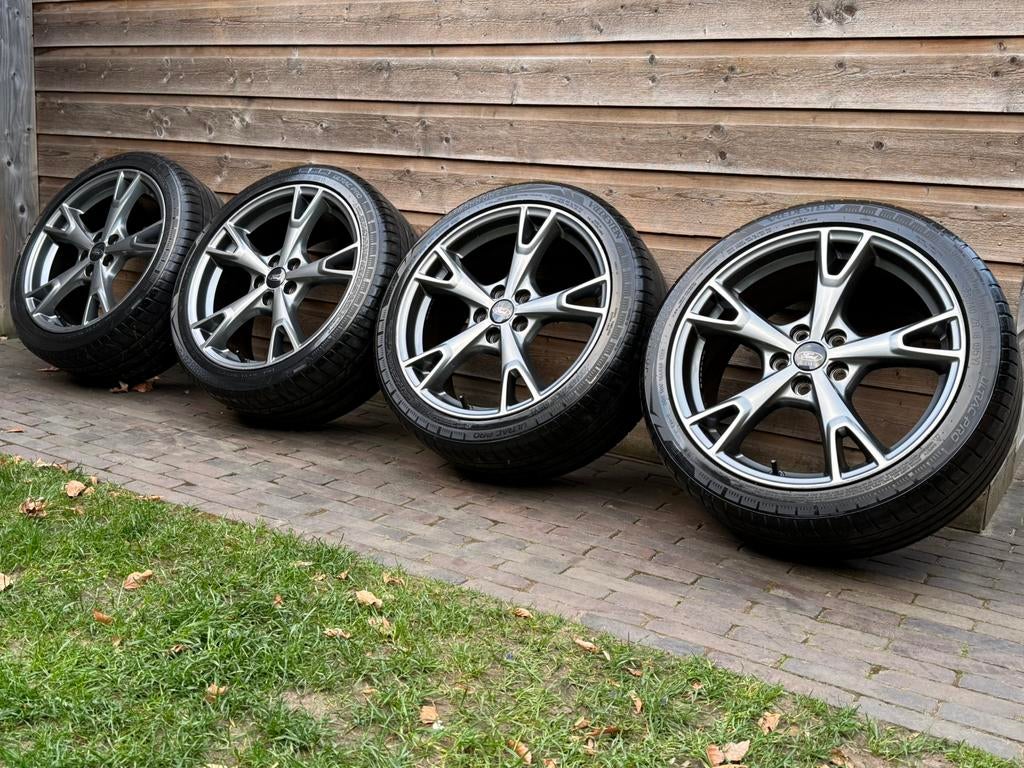 Orig Ford Focus MK3 ST Line 18 inch velgen + zomerbanden, 18 inch, Gebruikt, Banden en Velgen, Ophalen of Verzenden