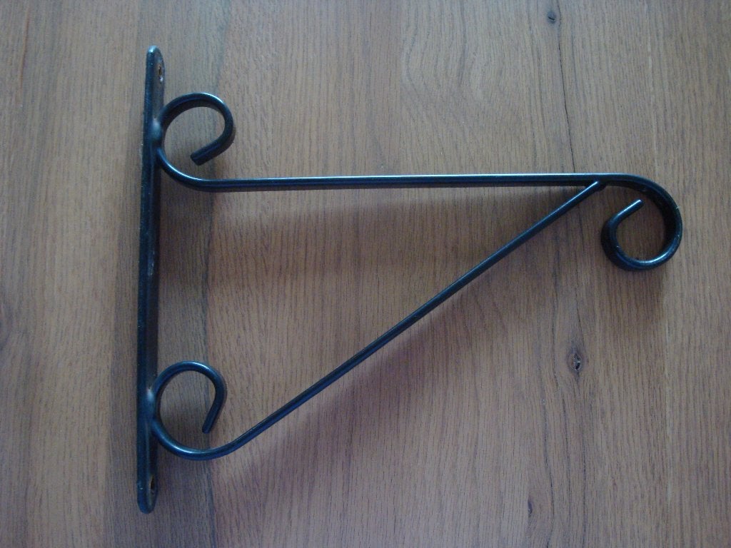 Stevige haak muurhaak voor hanging basket of andere bloempot, Ophalen of Verzenden, Zo goed als nieuw, Metaal, Overige vormen