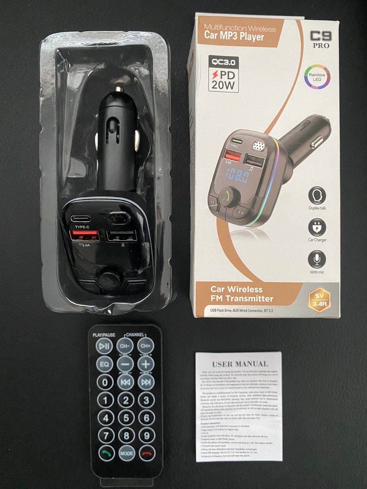 Super FM radio Bluetooth transmitter, plus SD kaart 128 GB, Telecommunicatie, Ophalen of Verzenden, Nieuw, Bluetooth