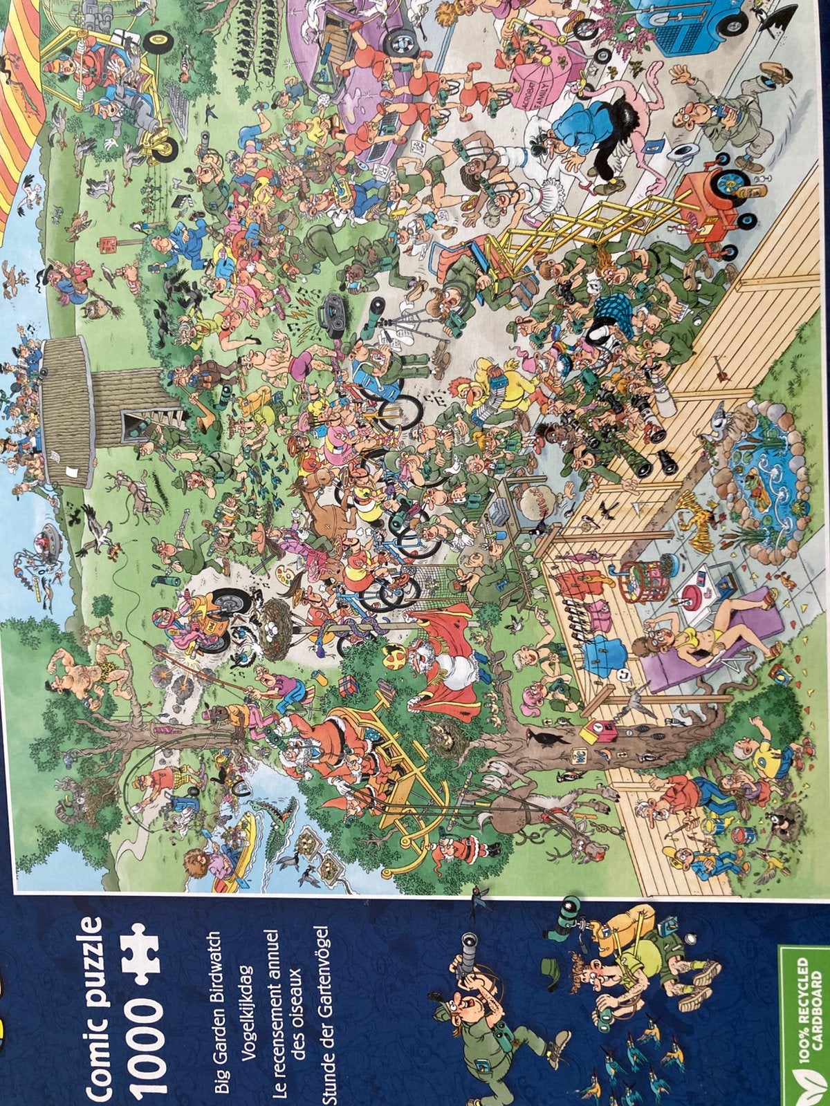 Jan van Haasteren puzzel 1000 st €10, Ophalen, 500 t/m 1500 stukjes, Zo goed als nieuw