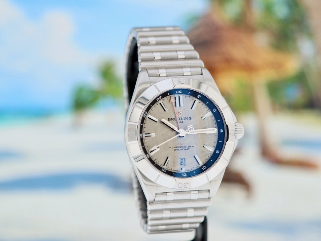 Breitling Chronomat GMT Erling Haaland L.E.ONGEDRAGEN2026 NL, Staal, Staal, Breitling, Polshorloge