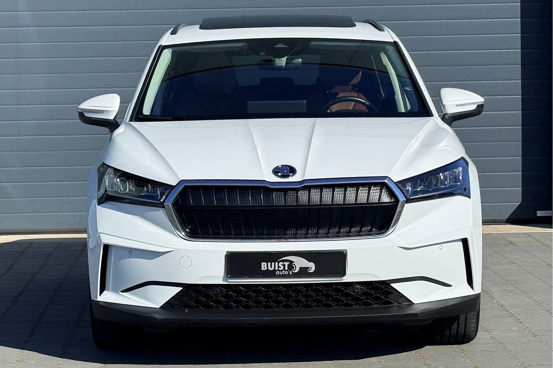 Skoda Enyaq iV 60 PANO ACC LEER TREKHAAK (bj 2021), Automaat, Achterwielaandrijving, Gebruikt, Huisgarantie