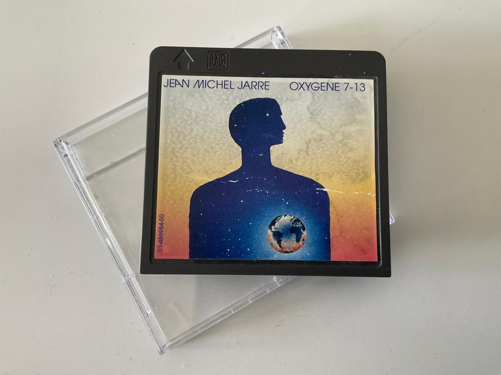Minidisc van JEAN MICHEL JARRE  originele disc OXYGENE 7; 13, Ophalen of Verzenden