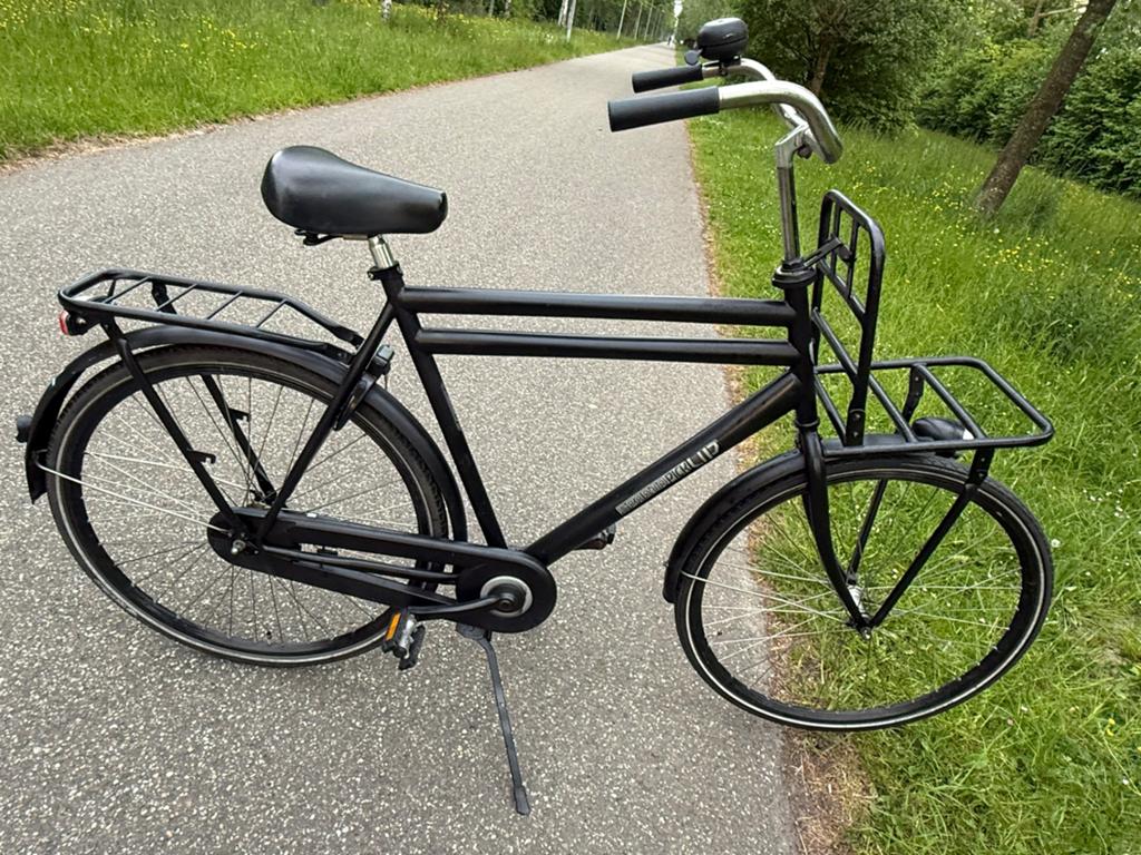 Te koop Herenfiets Transportfiets Sparta Pick-Up, Fietsen en Brommers, Ophalen, Terugtraprem, Sparta, Gebruikt