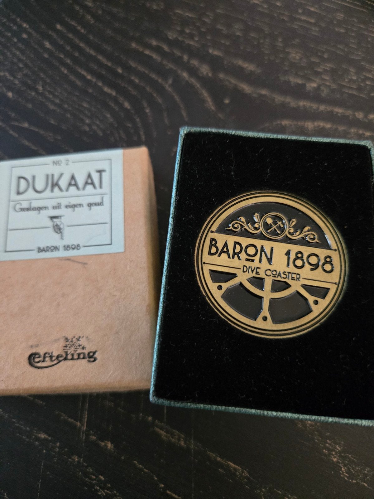 Efteling Baron 1898 Dukaat - Dive Coaster Pin, Ophalen of Verzenden, Nieuw, Beeldje of Poppetje