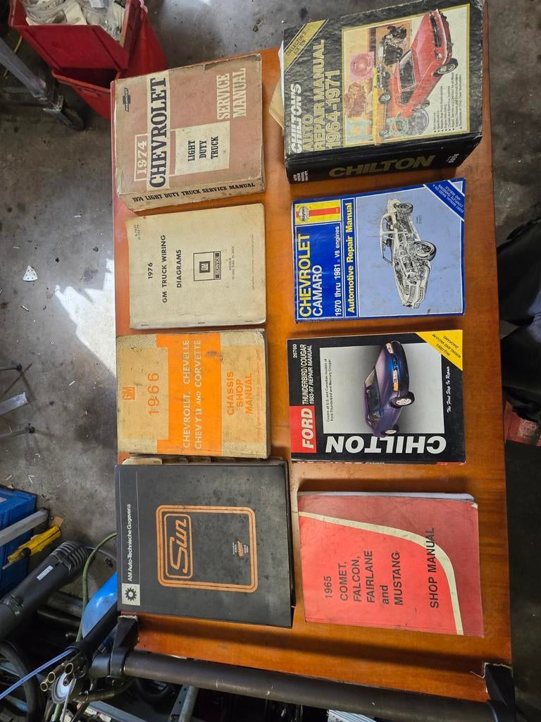 Diverse Chevrolet, Ford, Sun en Chilton werkplaatshandboeken, Ophalen, Gelezen, Chevrolet, Chilton, Haynes, Ford, Chevrolet, Sun