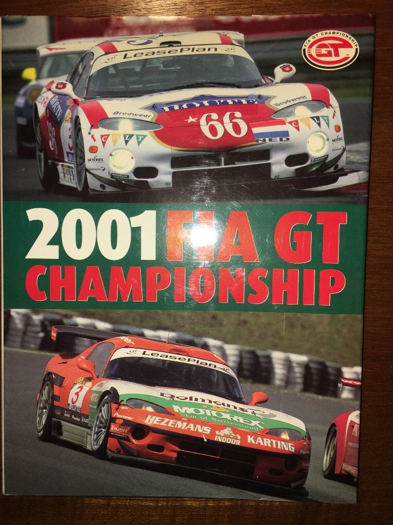 2001 FIA GT Championship met handtekening van Mike Hezemans, Ophalen of Verzenden, Zo goed als nieuw, Overige merken