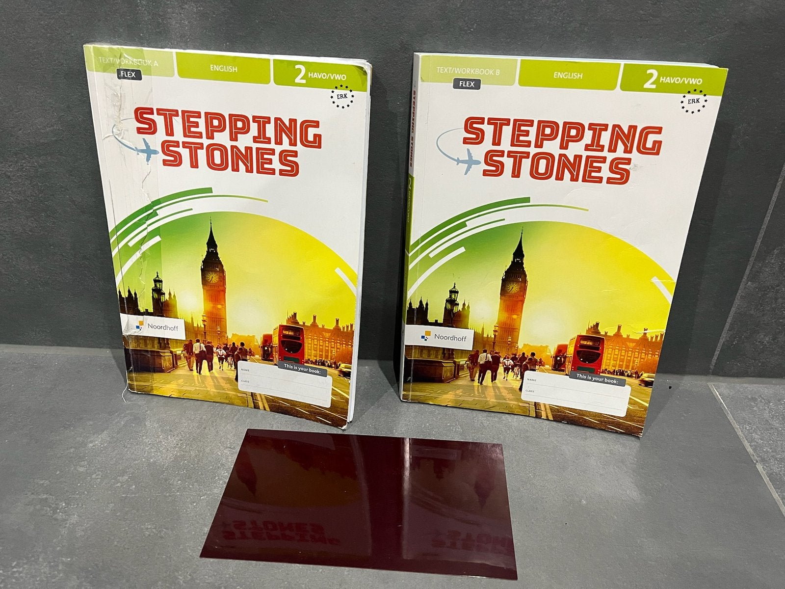 Stepping Stones 2 HAVO/VWO – set (A & B) – FLEX-editie, Ophalen of Verzenden, Zo goed als nieuw, HAVO, Engels