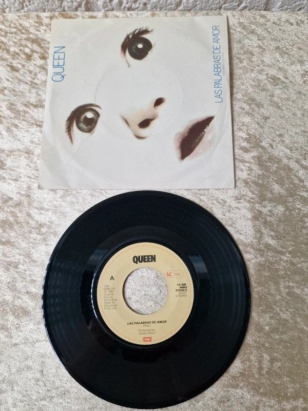 Queen Las Palabras De Amor 7” Vinyl NL, Ophalen of Verzenden, Gebruikt, Pop