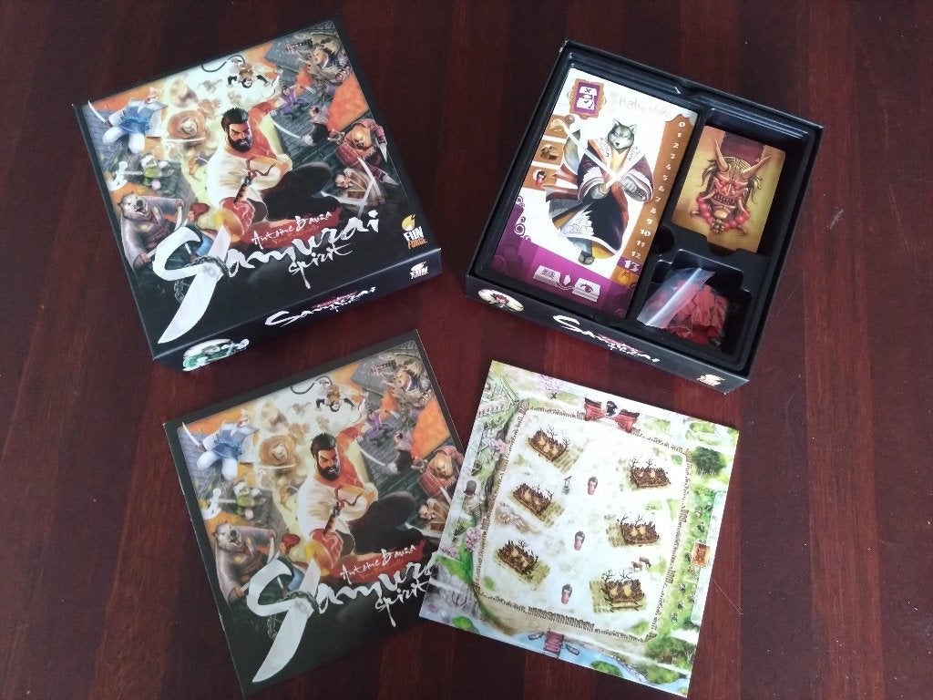 Samurai Spirit Co-op bordspel van Funforge, Een of twee spelers, Ophalen of Verzenden, Zo goed als nieuw, Funforge
