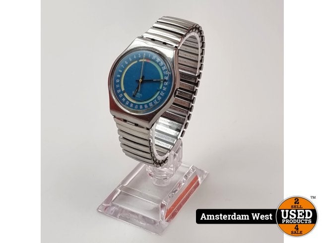 Swatch Stoplight S GY402 Vintage Horloge Zilver, Swatch, Gebruikt, https://www.swatch.com/nl-nl/contact.html, Jakob-StÃ¤mpfli-Strasse 94, 2502 Biel/Bienne, Zwitserland