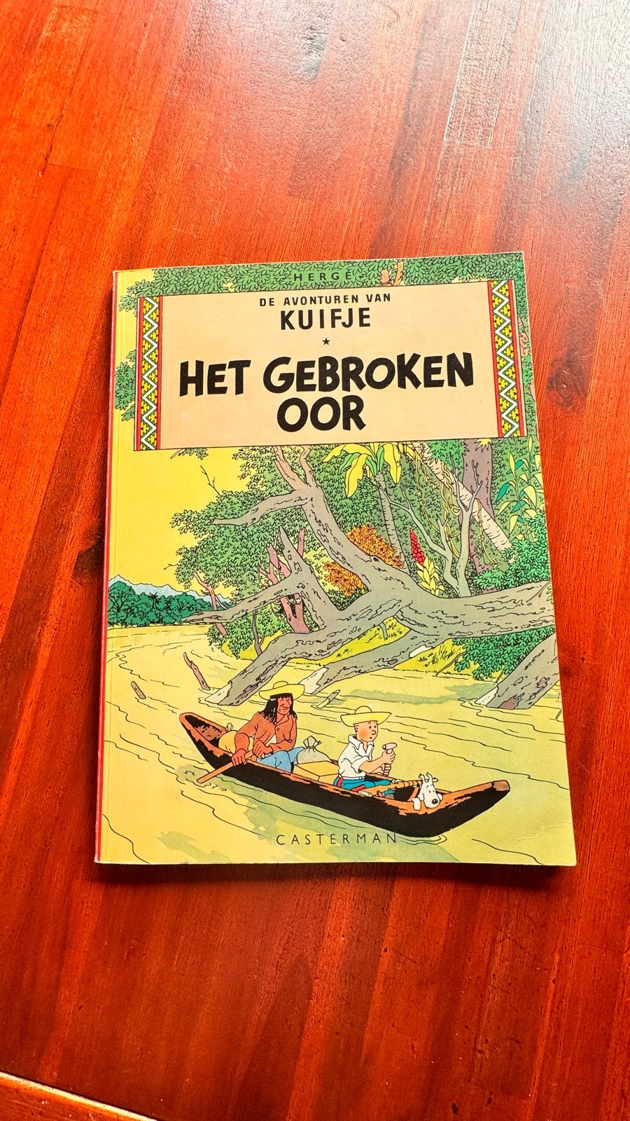 Kuifje - Het Gebroken Oor - Casterman, Boeken, Eén stripboek, Ophalen of Verzenden, Gelezen