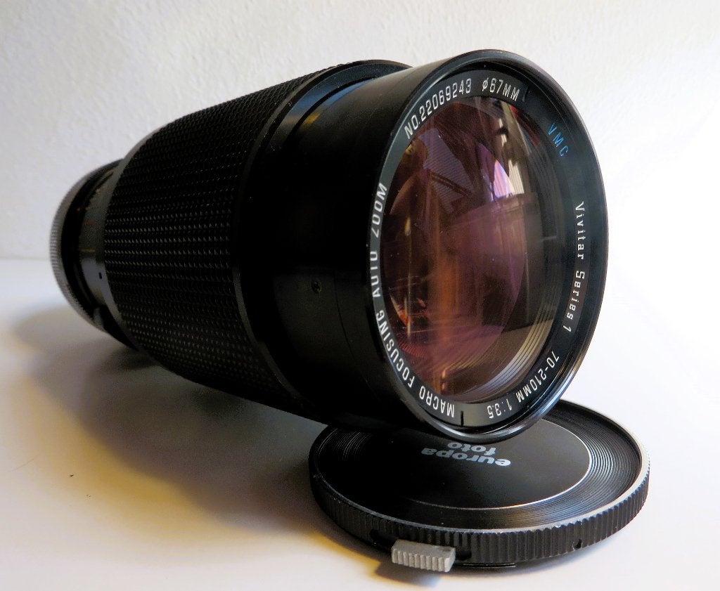 Vivitar Zoomlens - 70/210 mm, Audio, Tv en Foto, Fotografie | Lenzen en Objectieven, Overige merken, Gebruikt, 200 mm, Macrofunctie