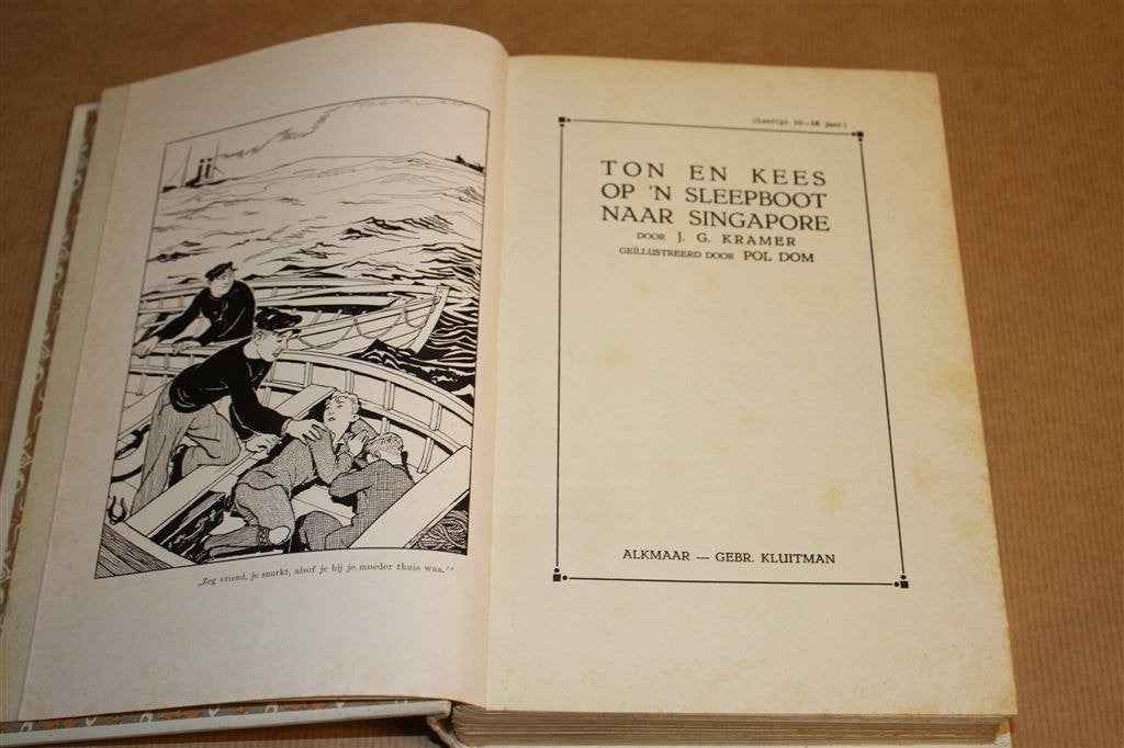 Ton en Kees sleepboot Singapore. Kramer. Kluitman 1927., Boeken, Ophalen of Verzenden, Gelezen
