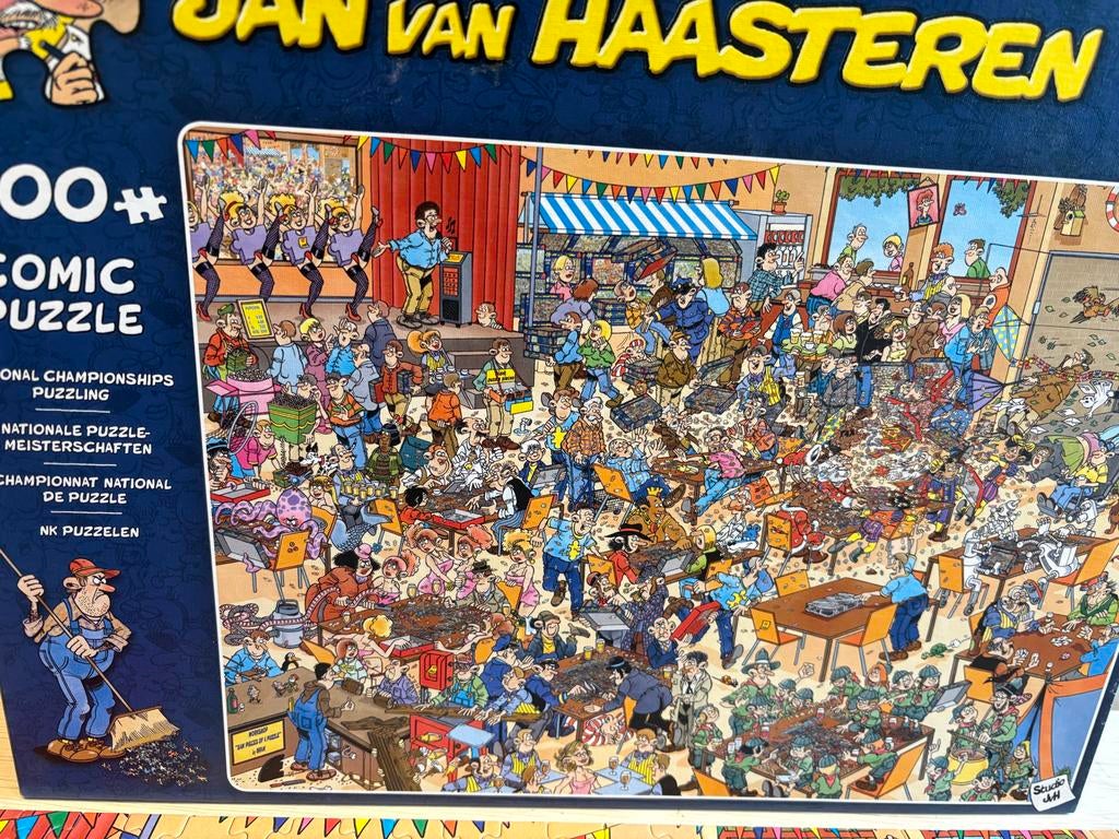 Jan van Haasteren NK Puzzelen 1000 stukjes, Ophalen, 500 t/m 1500 stukjes, Gebruikt, Legpuzzel