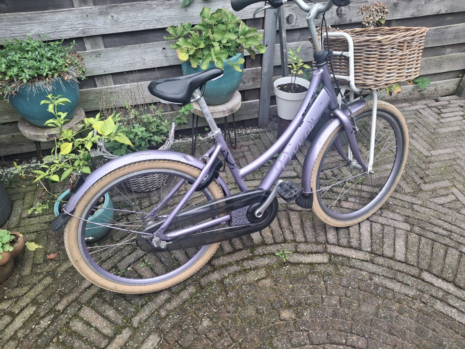 meisjesfiets met mandje 24 inch, Ophalen, Gebruikt, 24 inch, Versnellingen