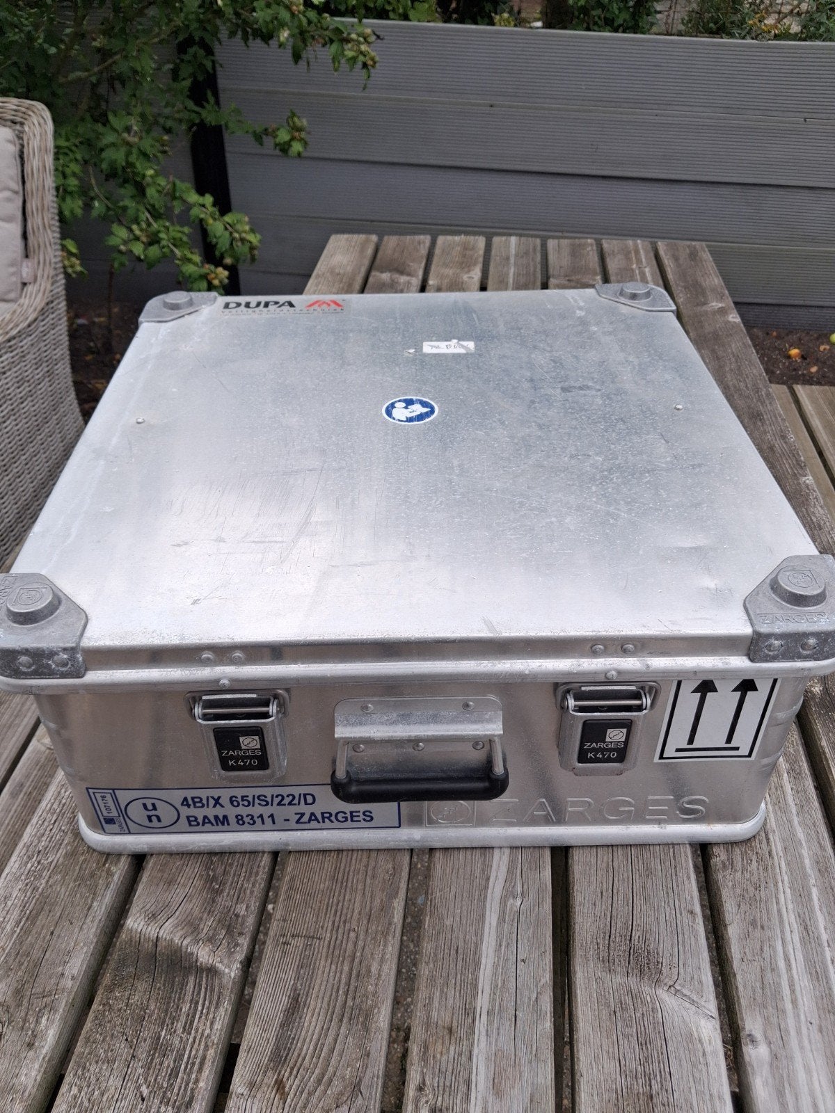 zarges k470 met foam batteriescase kist, Ophalen, Doos, Minder dan 40 cm, Nieuw