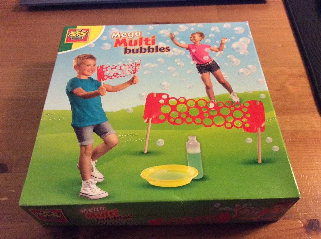 Mega Multi bubbles. bellenblaas set van SES. Nieuw, Ophalen of Verzenden, Nieuw