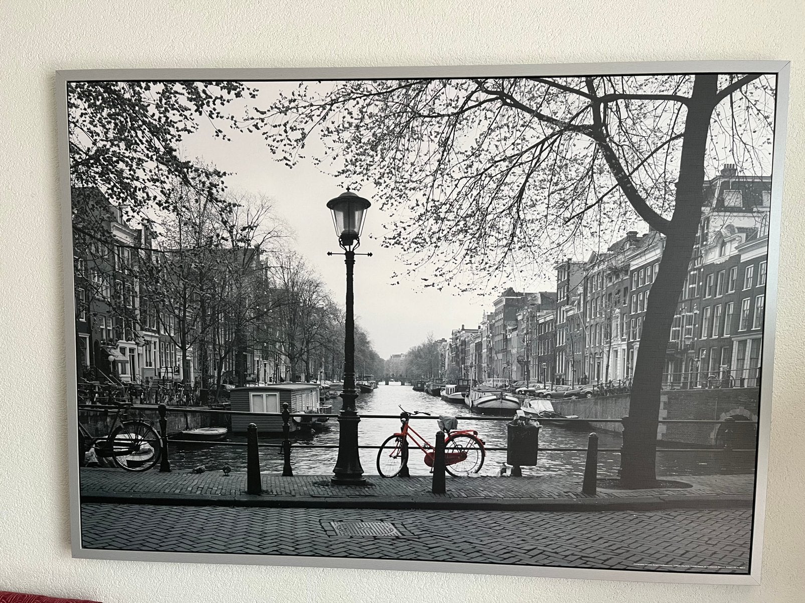 Ikea rode fiets in Amsterdam 140x100, Ophalen