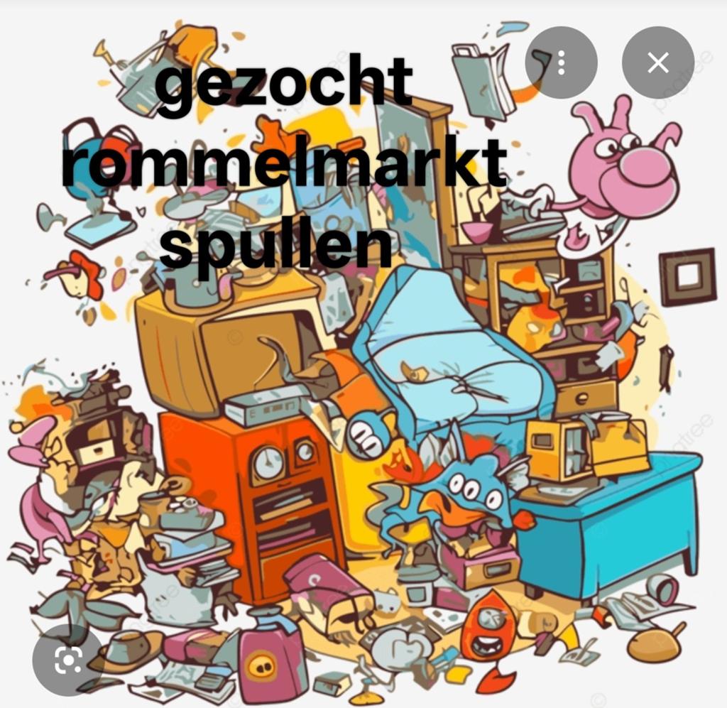 Rommelmarktspullen gezocht, Ophalen of Verzenden, Zo goed als nieuw