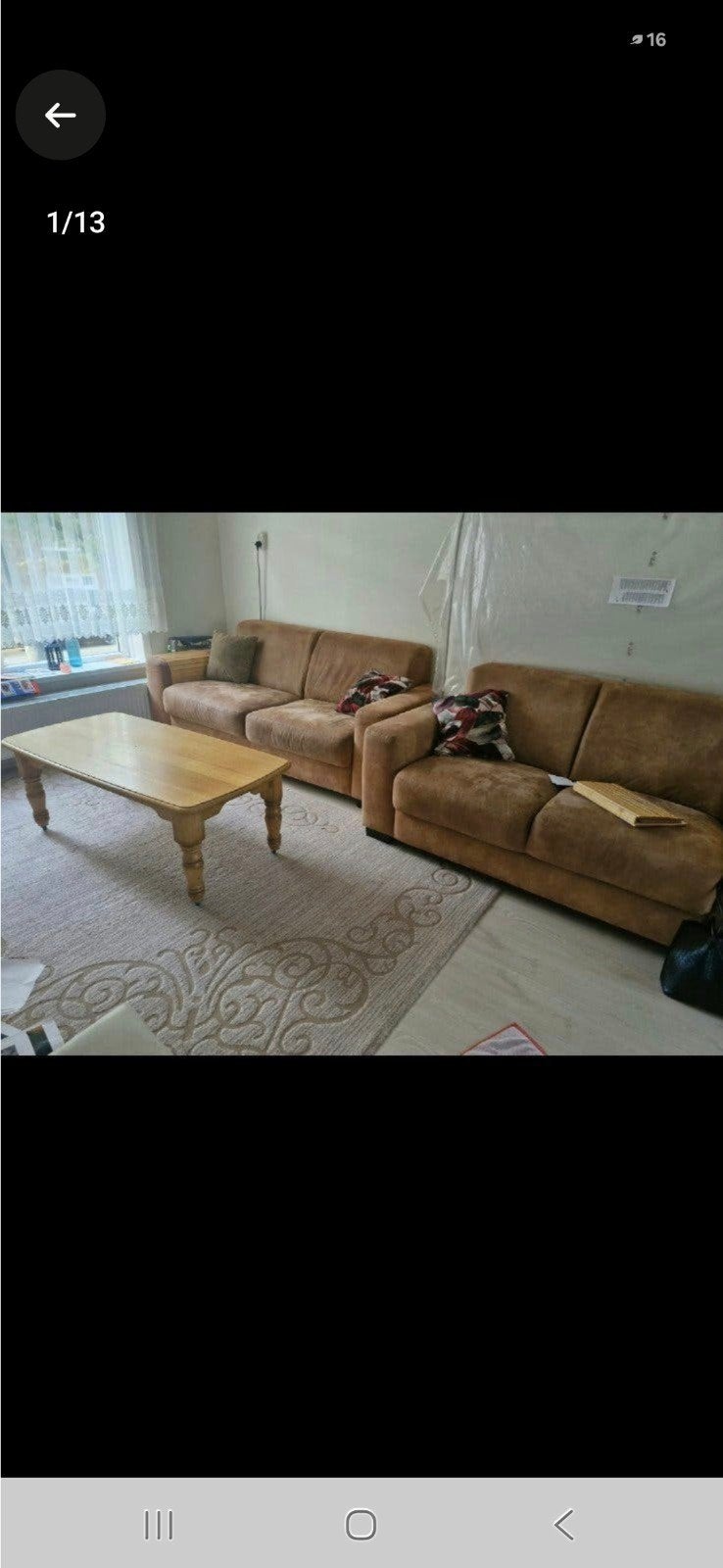 Comfortabele 3-zits bank en fauteuil - Zo goed als nieuw, Huis en Inrichting, Driepersoons, 75 tot 100 cm, Ophalen of Verzenden