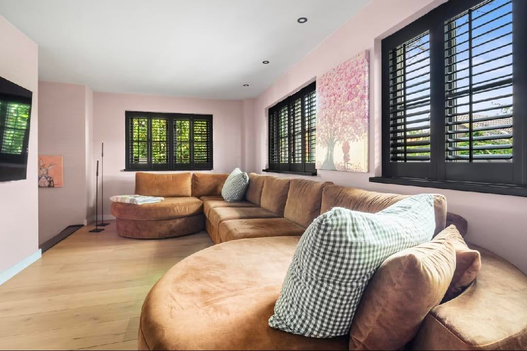 Zwarte shutters, premium, 4 panelen, 2 ramen, Ophalen, Gebruikt, 150 tot 200 cm, 100 tot 150 cm