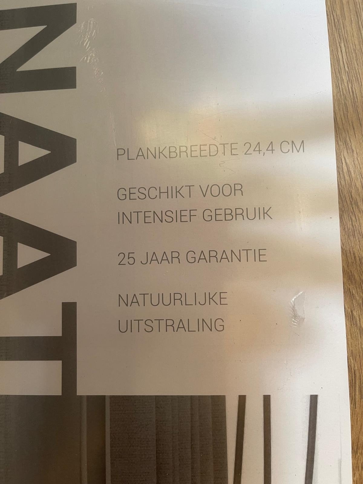 laminaat nieuw, Doe-het-zelf en Verbouw, Ophalen, 50 tot 150 cm, Nieuw, Minder dan 5 m²
