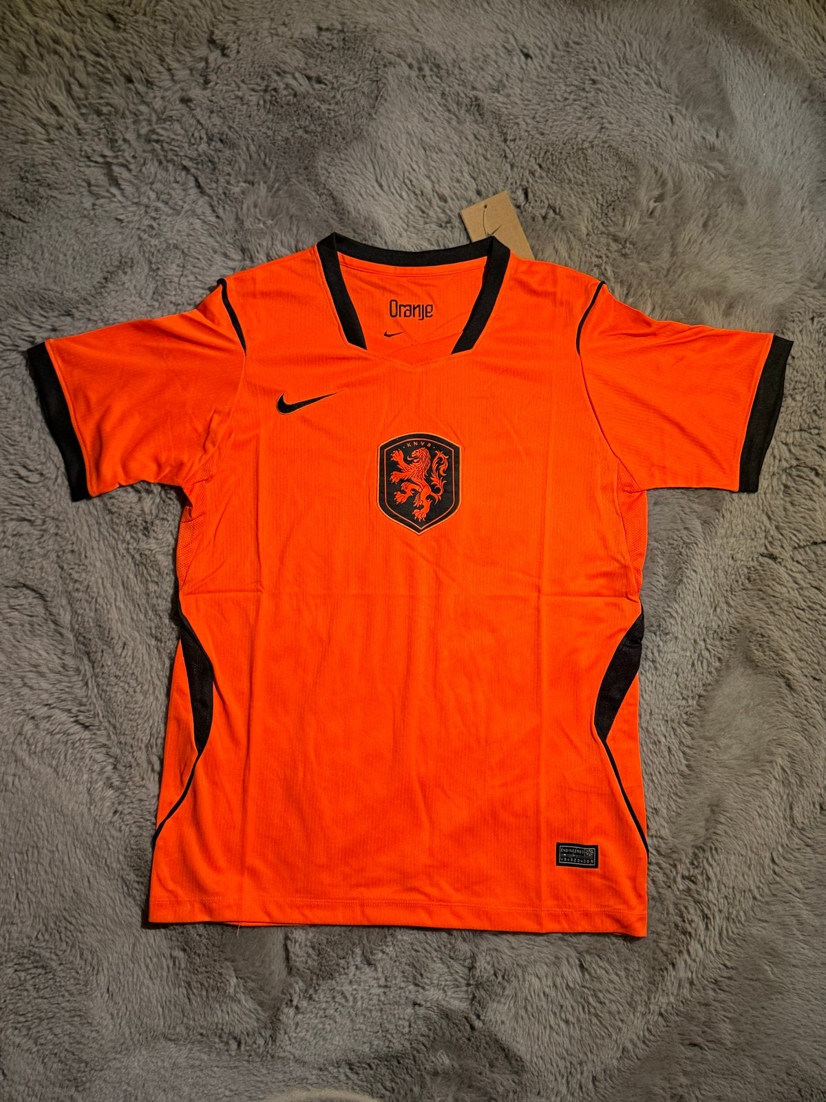 Oranje Nike Voetbalshirt Maat M - Nieuw met prijskaartje, Maat M, Verzenden, Nieuw, Shirt