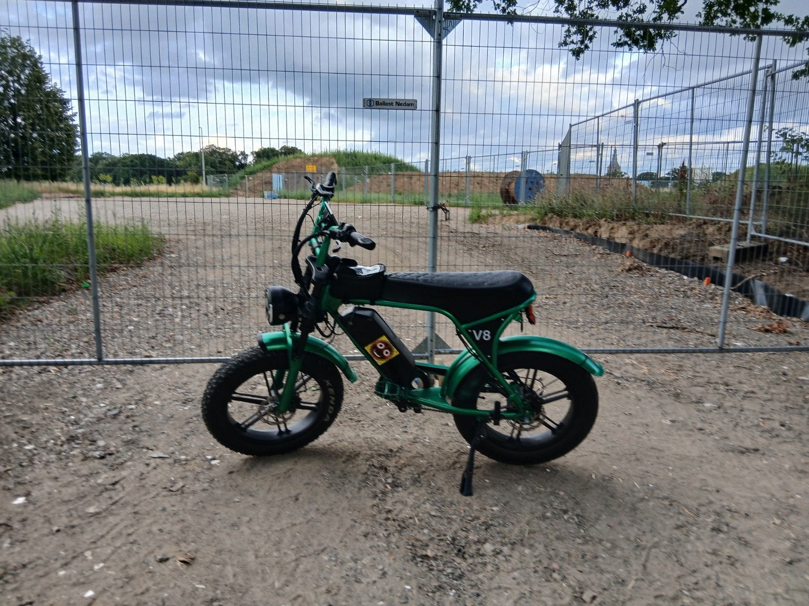 Zo goed als nieuwe Fatbike met achterzitje, Fietsen en Brommers, Elektrische fietsen, Ophalen of Verzenden