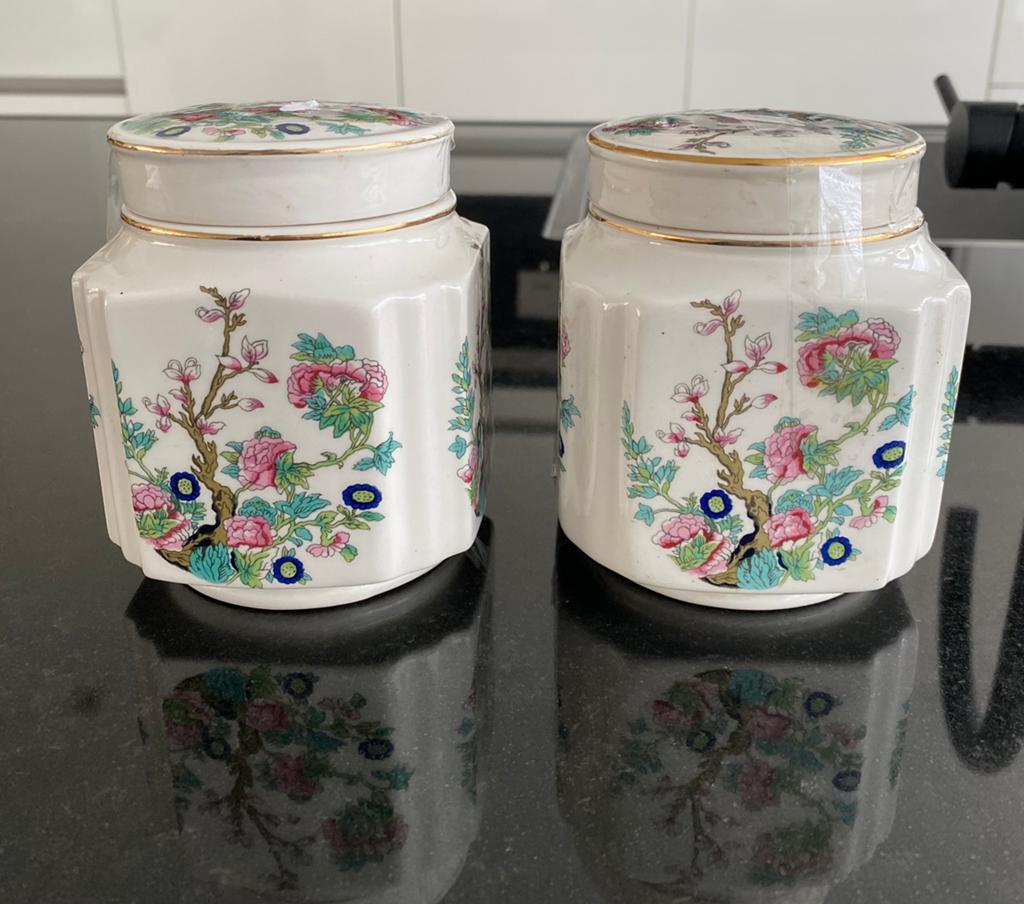 Vintage Sadler England gember potten 2 stuks, Ophalen of Verzenden