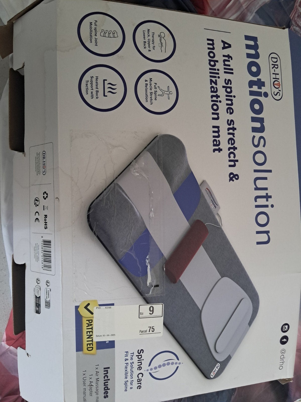 Dr-Ho's MotionSolution Rug- en Nekstrekmat, Sport en Fitness, Massageproducten, Ophalen of Verzenden, Zo goed als nieuw, Apparaat