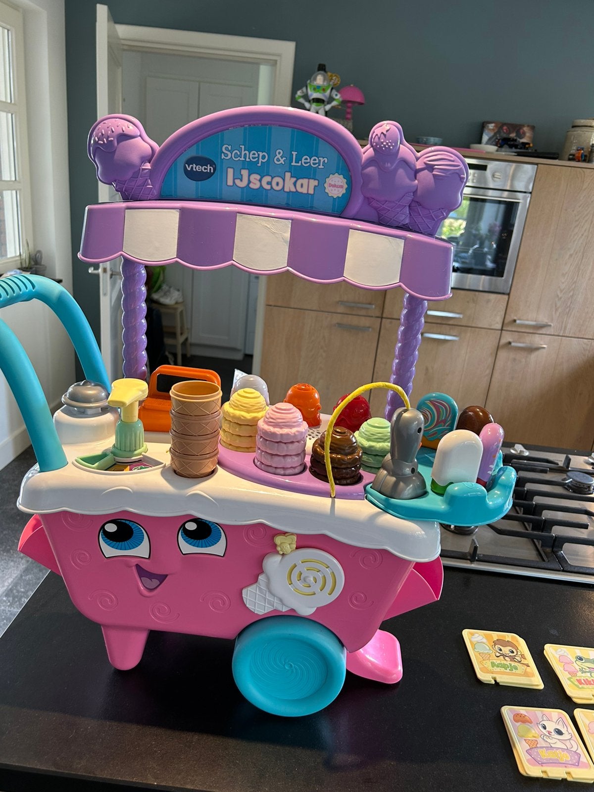 Vtech ijscokar deluxe, Ophalen, Gebruikt