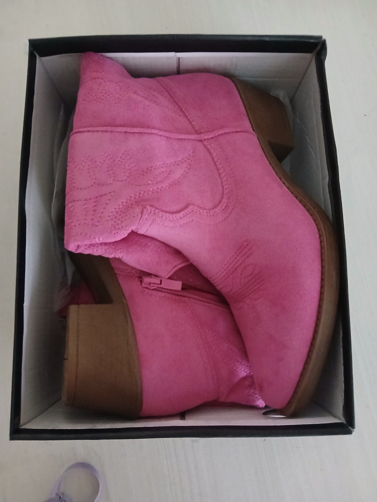 Nieuwe Roze Cowboy Laarzen Maat 39 - NIB, Ophalen of Verzenden, Nieuw, Roze, Lage of Enkellaarzen