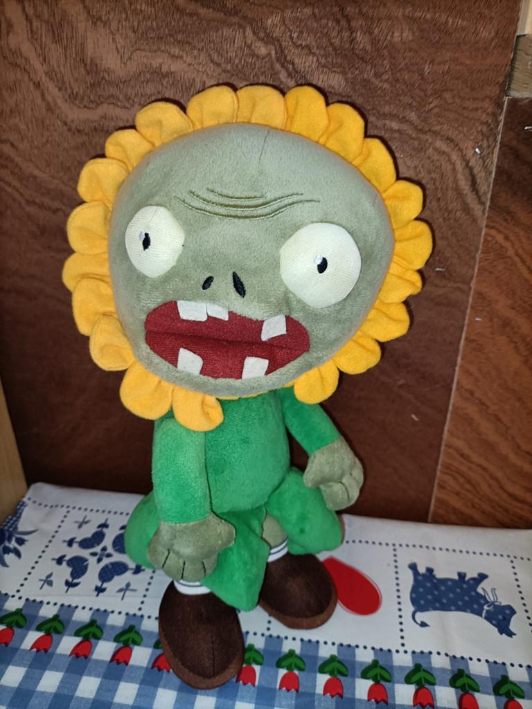 Plants vs Zombie knuffel 32 cm groot, Ophalen of Verzenden, Zo goed als nieuw, Overige typen