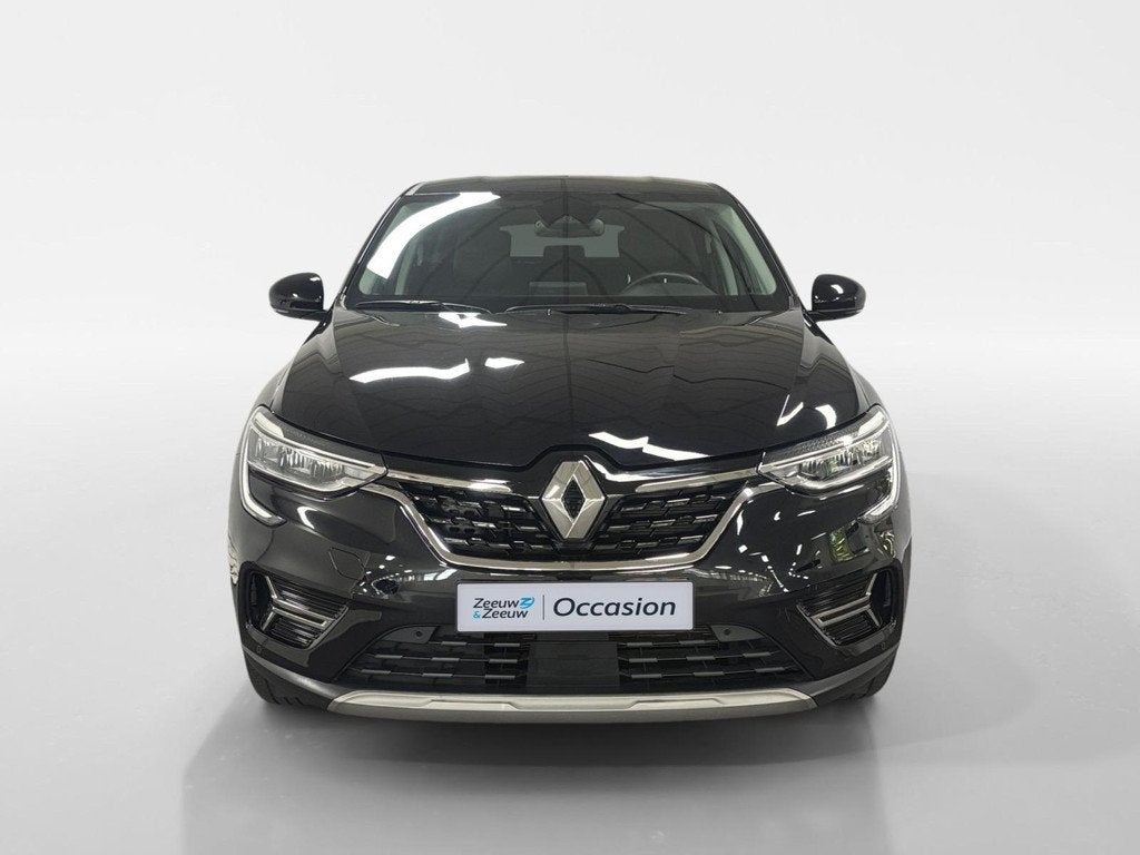 Renault Arkana 1.6 E-Tech hybrid 145 techno AUTOMAAT NAVI AI, Auto's, Renault, Gebruikt, Euro 6, Leder en Stof, Zwart