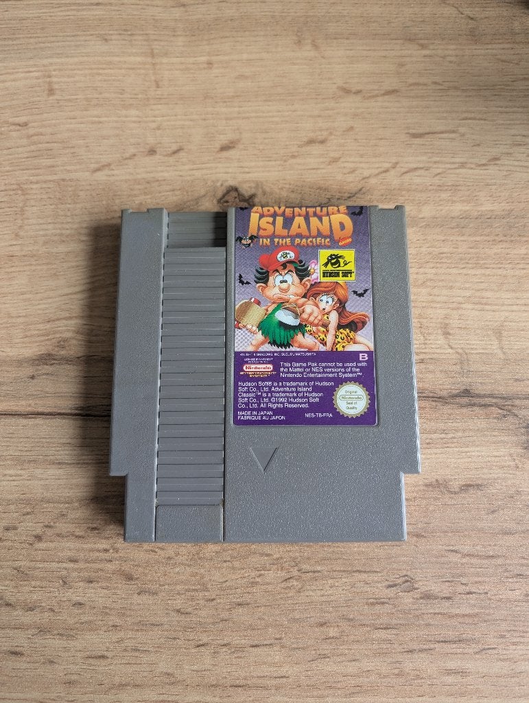 Adventure island in the pacific NES, Spelcomputers en Games, Games | Nintendo NES, Avontuur en Actie, 1 speler, Ophalen of Verzenden