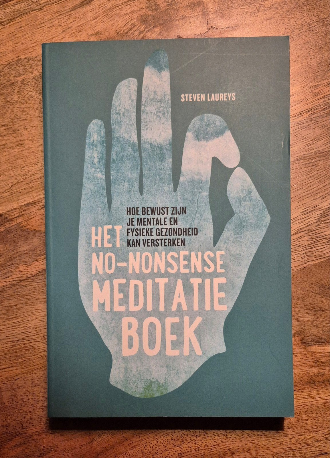 Het No-Nonsense Meditatie Boek - Steven Laureys, Meditatie of Yoga, Ophalen of Verzenden, Zo goed als nieuw, Steven Laureys