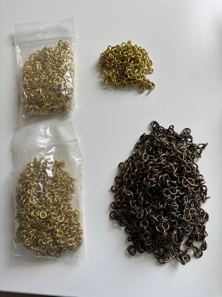 Klokken kettingen - Diverse kleuren en materialen, Ophalen of Verzenden, Zo goed als nieuw, Overige typen
