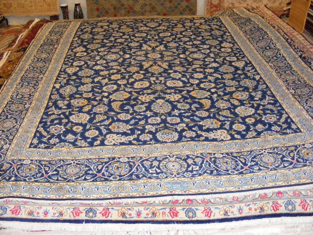 Handgeknoopt Perzisch Tapijt Kashan iran Maat:2.80X3.85.m, Verzenden, Crème, 200 cm of meer, Zo goed als nieuw