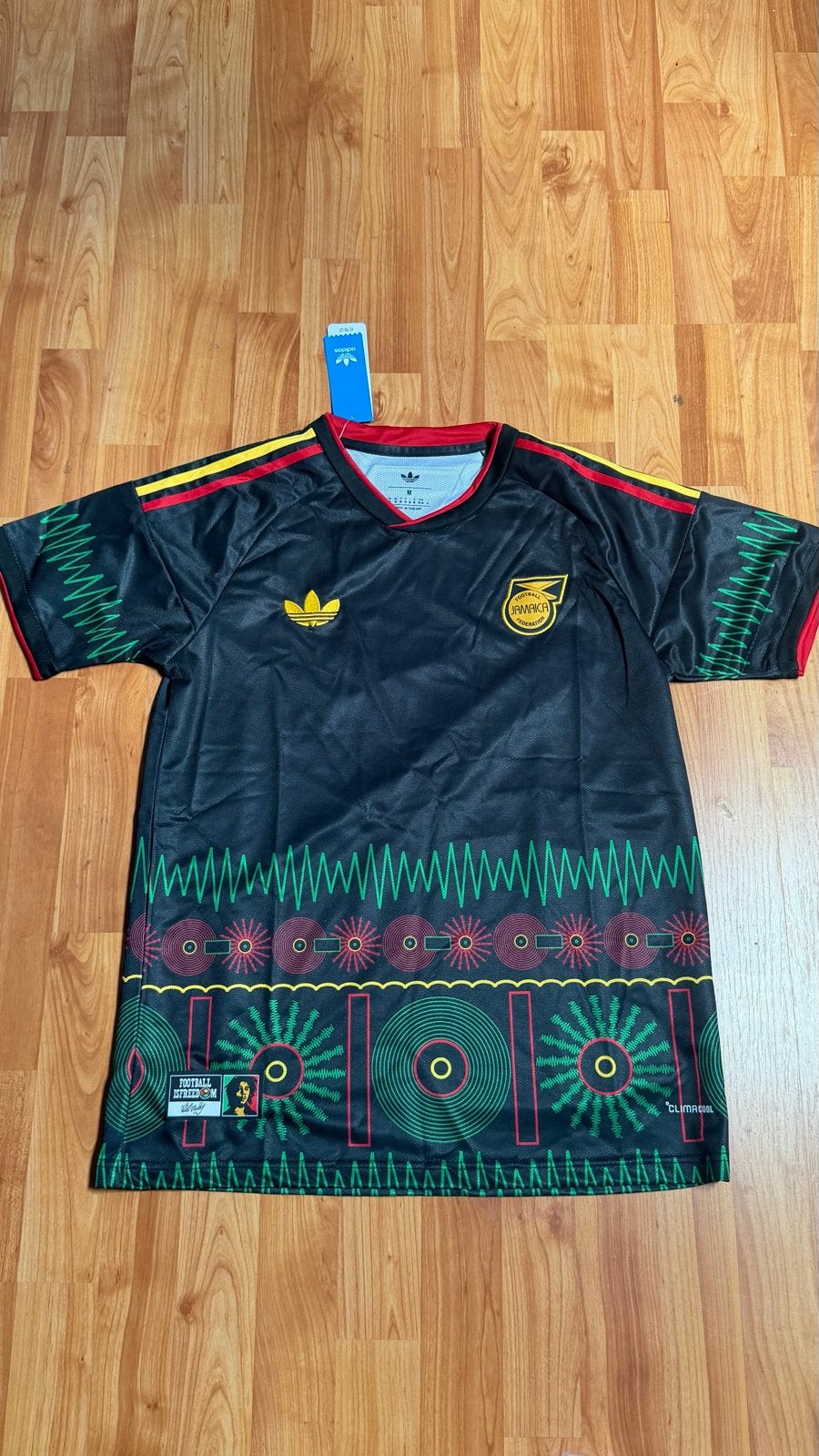 Adidas Jamaica Voetbalshirt - Reggae Boyz - Maat L, Ophalen of Verzenden, Nieuw, Zwart, Overige typen