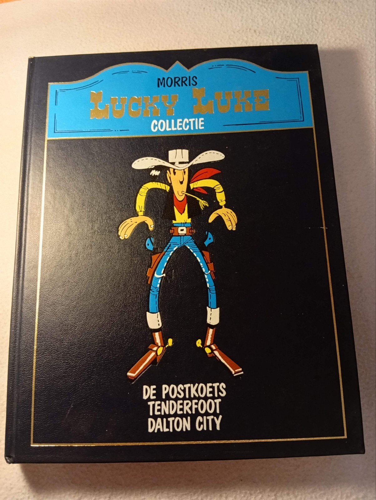 Lucky Luke collectie boek, Eén stripboek, Ophalen of Verzenden, Gelezen, Morris & Goscinny