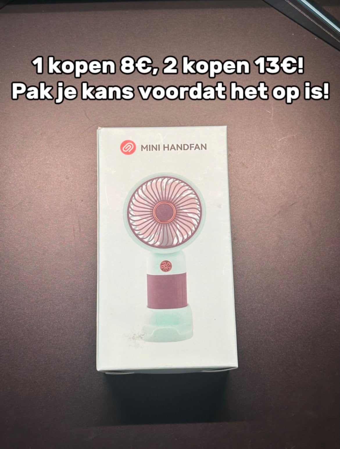 Mini Handventilator, Ophalen of Verzenden, Nieuw, Overige